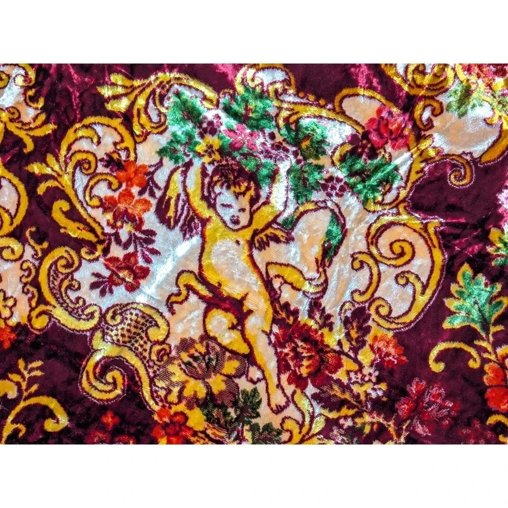 VTG 70s Besana Italian Velvet Tapestry 101